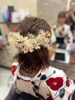 セットアップ 倉敷美和店(SET-UP) ハーフアップ/ボブヘアセット/ウェーブヘア/ヘアアレンジ/可愛い