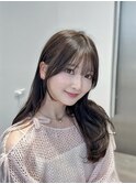 顔周りカット/前髪カット/韓国ヘア/レイヤーカット