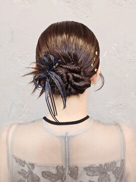 エフェ(effet) ねじねじのカチモリヘア 金泊+500～