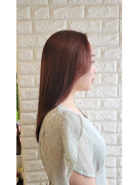 松本平太郎美容室 国立店 20代30代40代×ロングストレート+イノアカラー