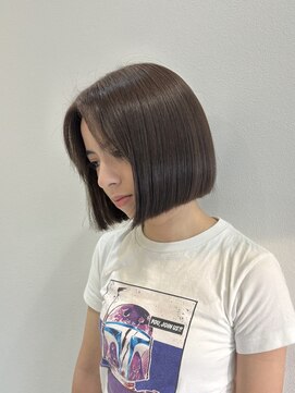 レンジヘアー(lange hair) ぷつっとボブ【鈴鹿/ボブ/前髪カット/レイヤー】