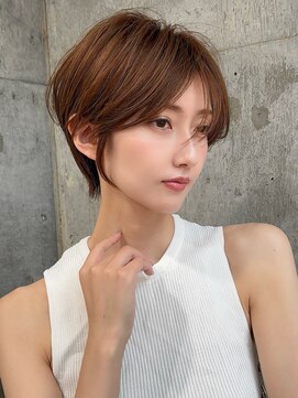 シー バイ ロンド 新宿(Sea by Lond) ミニウルフ×チェリーブラウン[くびれヘア/イメチェン/夏]