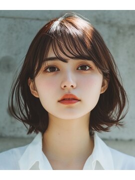 ルシードスタイル アウラ 松戸市五香(LUCIDO STYLE Aura) うる艶サラサラショート【松戸#五香#白髪染め#カラー#髪質改善】