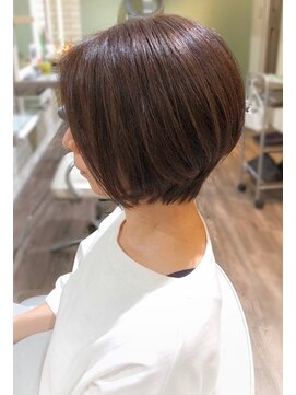 丸みショートボブ