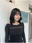 暗髪レイヤー