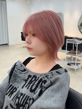 ミディアムヘア/デザインカラー/フェイスフレーミング/木更津