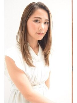 柔らかストレートロング