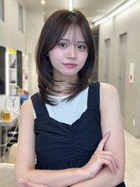 オムニス 表参道(Omnis) 韓国ヘアレイヤーカットハッシュカット暗髪透明感カラー髪質改善