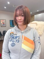 ムク(Muku)&nbsp;ミルクティーカラーとぱつっとボブ♪