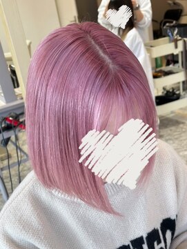 ラピス 福岡天神店(Lapis) 10代・20代/ブリーチ2回～/春夏トレンド◎ピンクカラー
