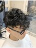 メンズカット+スペインカール+トリートメント