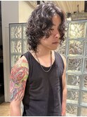 メンズスパイラルパーマ
