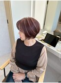 脱白髪染めハイライト/白髪ぼかし/透明感カラー/髪質改善