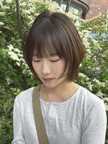 ゲーム 梅田(GAME) ブリーチ無しオリーブ/ブリーチ無しダブルカラー/レイヤーボブ