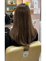 スリーバイエイム(03 eim)&nbsp;白髪ぼかしハイライト＊ツヤ感ベージュカラー