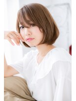 ドクターズサロン LAB 小山店&nbsp;【Lab小山】斜めバングで小顔見せ♪ワンカール大人ボブb