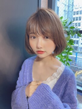 ロンドプランタン 恵比寿(Lond Printemps) 【Lond佐野】小顔王道モテショートボブ アッシュブラウン