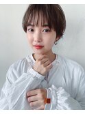 男性にも好感度の高い女性らしい小顔ショート(骨格補正)銀座