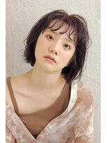 ルーチェ(Luce) ▲ショコラベージュの切りっぱなしボブ▼