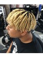 トリックストア(TRICK STORE) 金髪ツイストスパイラル！パーマやブラックスタイルも◎