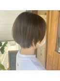 まるみのあるショートヘア