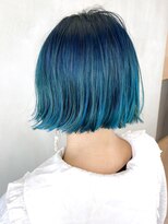 アイティー バイ アルバム 浦和店(IT by ALBUM)&nbsp;切りっぱターコイズ_くびれヘアビタミンカラー_ba336262
