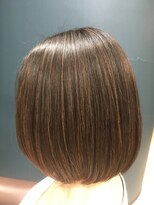 ヘアサロンアンドヘアメイクディー(hair salon hair make D)&nbsp;仙台D　プレミアムケアカラー×丸みショートボブ×マッシュstyle