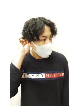 トバ(TOBA) センターパート/スパイラルパーマ