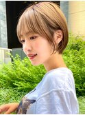 丸みかわいいショートヘア 岩井スタイル