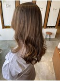 30代40代大人可愛いミルクティーロング☆山之内