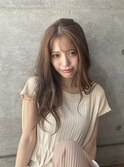 ナチュラルベージュブラウン 大人ガーリー