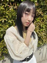 エヌイー(ne' by MAULOA)&nbsp;【 ne' by MAULOA 】 顔まわりウルフ×ネイビーカラー