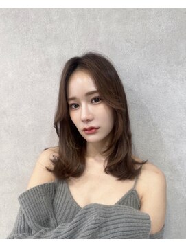 ロンド ルージュ 銀座店(Lond rouge) 簡単スタイリングヘアセンターパートゆるふわロングハイレイヤー