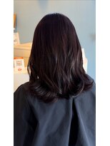 プラス ファースト ヘア(Plus 1st)&nbsp;ピンクラベンダー×ゆる巻き