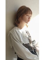 エン(en,)&nbsp;レイヤーボブ/顔まわりレイヤー/シアーベージュ