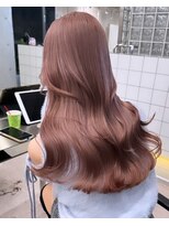ミルクティーベージュカラーハイトーンカラーケアブリーチカラー