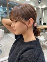 アッシュ 中野店(Ash) イメチェン/似合わせカット/フルバング/レッドブラウン/中野