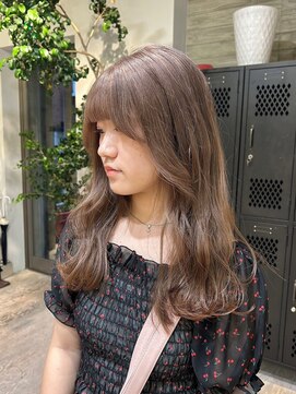 ヲタク(wotaku.) ラベンダーカラーグレージュダブルカラーブリーチケアブリーチ