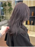 ブリーチなしラベンダーカラー