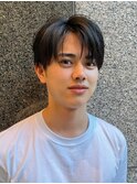 センターパート/韓国マッシュ/アップバング/メンズカット