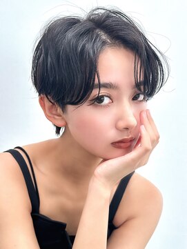 ラフィスヘアー シャルム 渋谷店(La fith hair charme) 【La fith】ハンサムショート×美シルエット×暗髪カラー