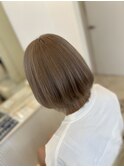 レイヤーボブ大人かわいいショコラアッシュウルフハイレイヤー