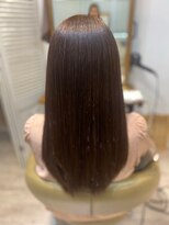 ヒラソル(girasol)&nbsp;髪質改善ストレート高濃度水素カラーロング白髪染めエイジング毛