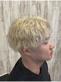 メンズブリーチパーマ