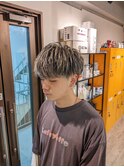 細かめハイライト×ホワイトカラー