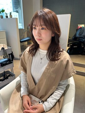 アム(amu) コテ巻き風パーマ/ゆるふわパーマ/デジタルパーマ/ゆるめパーマ