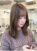 あき/ミルクティーベージュ