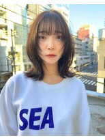 オグジュアリー 表参道(aux.)&nbsp;ミディアムレイヤースタイル