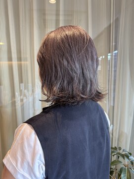 アミリアバイザザ(amiliea by ZA/ZA) バイオレットアッシュ×抜け感外ハネボブ