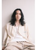 メンズロングヘアパーマ ロン毛 スパイラルパーマ 大阪美容室